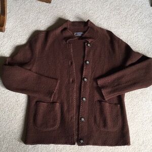 Vintage Shaver Lake 100% wool cardigan  Jacket